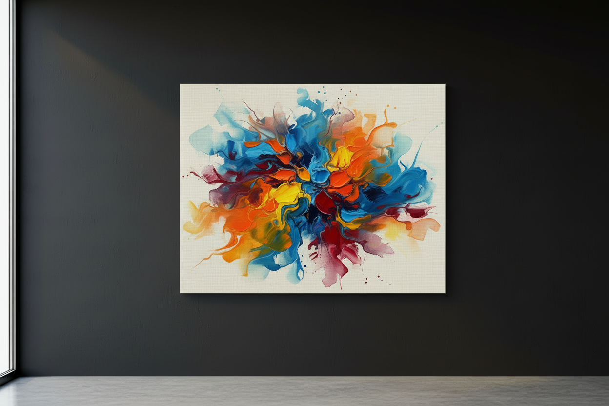 make the wall black in colour